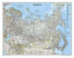 Planisfero 138-Russia carta murale politica cm 77x60